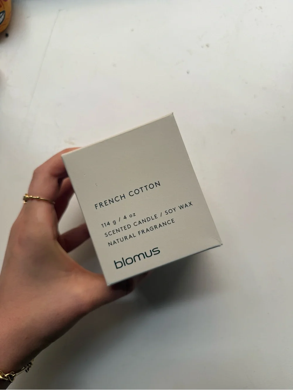NEW Blomus French Cotton Candle